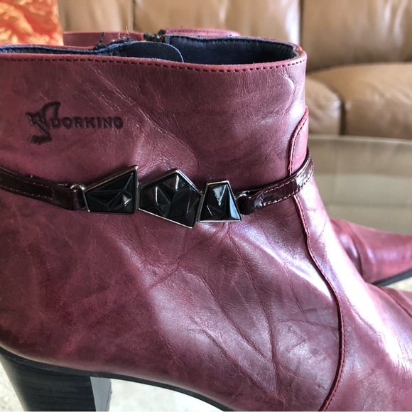 Dorking, Women’s 7.5 -38 Euro, Lightweight Leather Ankle Boots, Side Zip, GUC - Picture 13 of 16